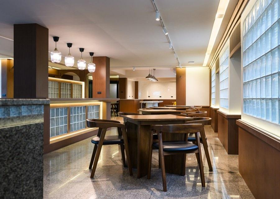 Blur Café interior at Wang Kaew Hotel